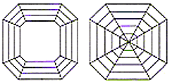 Asscher Cut Diamond Drawing