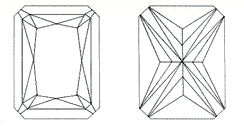 Radiant Cut Diamond Drawing